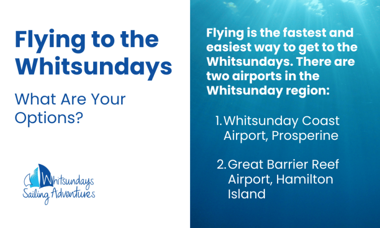 Flying to the Whitsundays