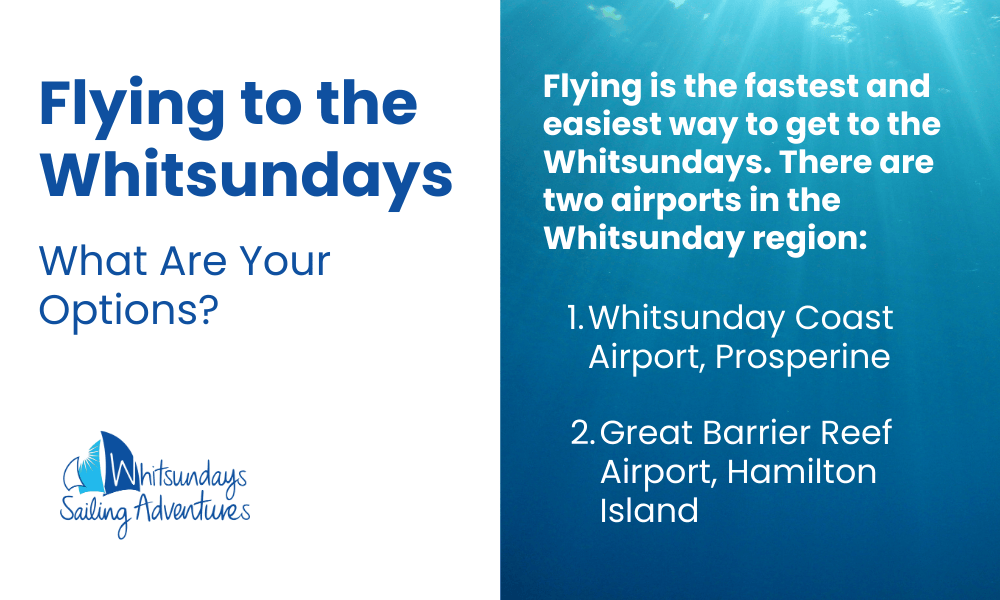 Flying to the Whitsundays