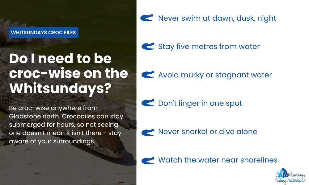 do i need to be croc-wise in the whitsundays?